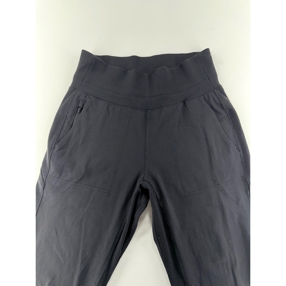 Athleta Venice Jogger Pants Black High Rise Pocket Zippers Women XS - Picture 3 of 5